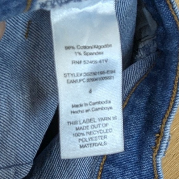 Scoop Midi Skirt Womens‎ 4 Blue Denim Cargo Slit Frayed Streetwear Y2K Skater - Picture 4 of 8